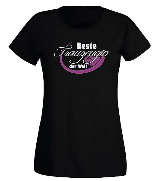 G-graphics T-Shirt Damen T-Shirt - Beste Trauzeugin der Welt Slim-fit-Shirt günstig online kaufen