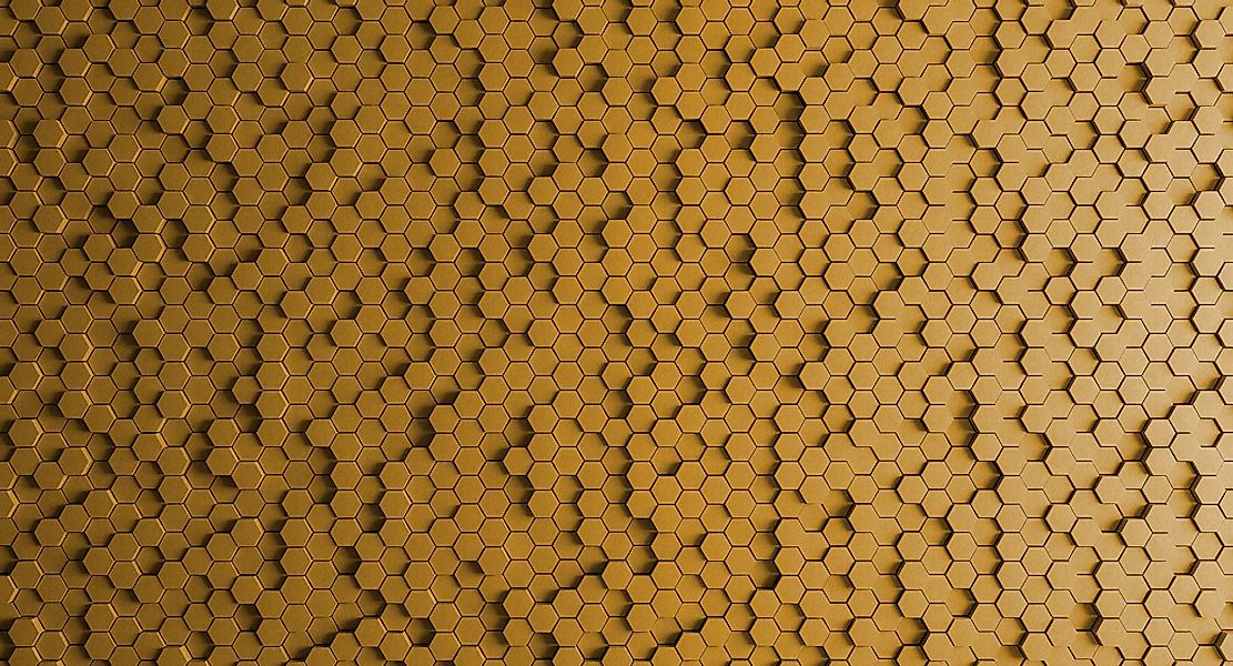 living walls Fototapete "Walls by Patel Honeycomb 1" glatt Vlies, Wand, Sch günstig online kaufen