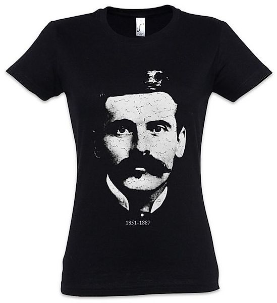 Urban Backwoods Print-Shirt Doc Holliday Portrait Damen T-Shirt Western Ges günstig online kaufen