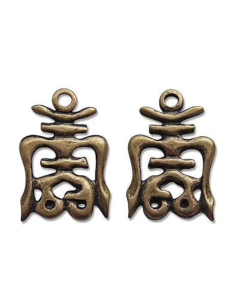 Adelia´s Amulett "Amulett Anhänger Alte Symbole Shou", Shou - Für Langlebig günstig online kaufen