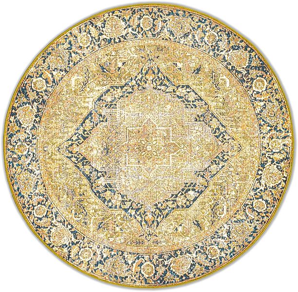 TOM TAILOR HOME Teppich »Funky Outdoor Orient One«, rund, 5 mm Höhe, Flachg günstig online kaufen