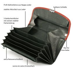 Hamosons Kellnerbörse Profi Kellnerbörse / Kellnergeldbeutel günstig online kaufen