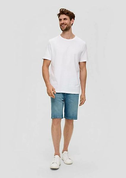 s.Oliver Stoffhose Jeans-Bermuda / Regular Fit / High Rise / Straight Leg günstig online kaufen