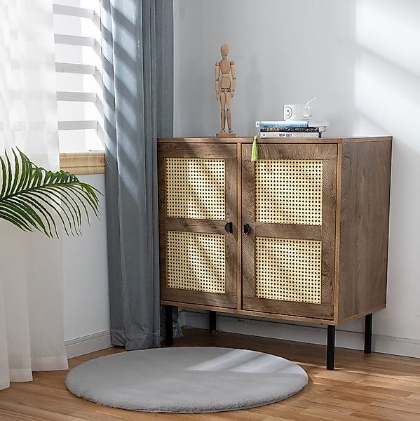 Vimoda Hochflor-Teppich Softy,hochwertiger Fellteppich Wohnzimmer, Rund, Hö günstig online kaufen