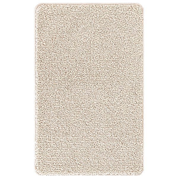 vidaXL Badematte 2-tlg. Badematten-Set Creme Polypropylen günstig online kaufen