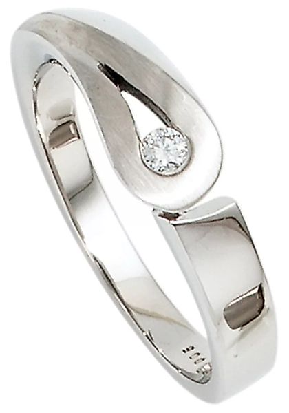 JOBO Diamantring, 925 Silber mit Diamant günstig online kaufen