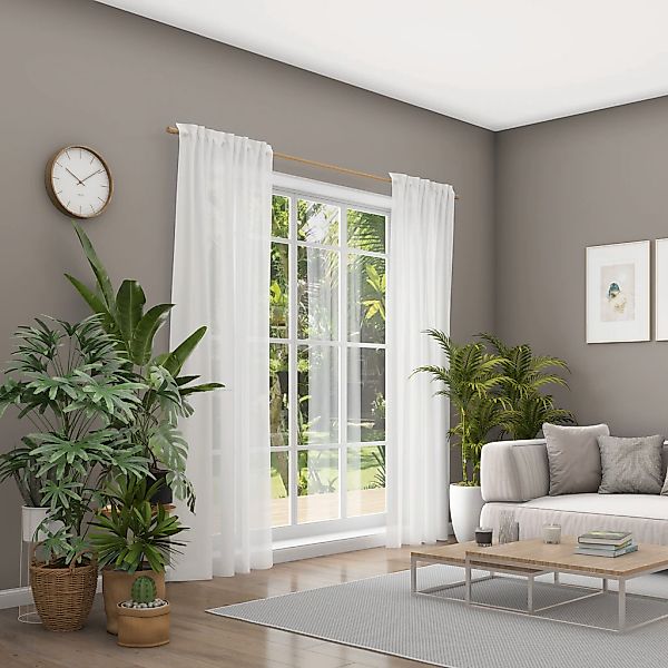 Neutex for you Vorhang "Kiss" verdeckte Schlaufen 1 Stk. tlg. Schal mit ver günstig online kaufen