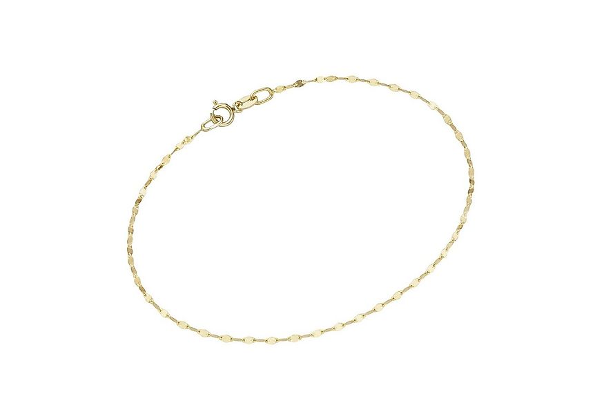 Luigi Merano Armband fantasieförmig mit diamantierten Gliedern, Gold 375 günstig online kaufen