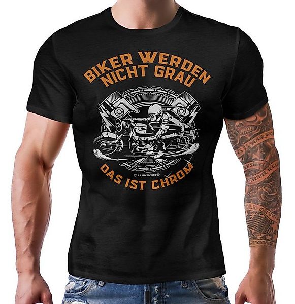 RAHMENLOS® T-Shirt für Motorradfahrer: Biker werden günstig online kaufen
