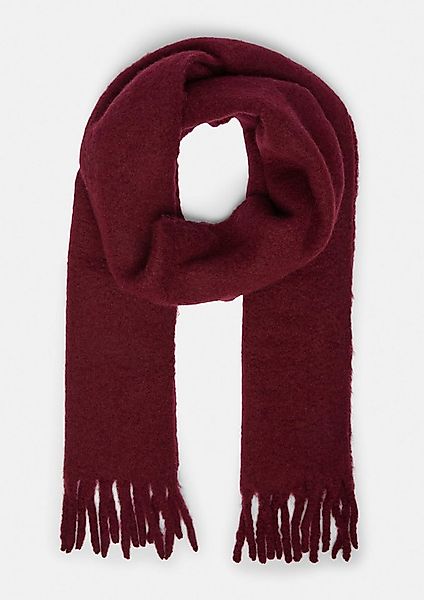 comma Schal Tuch, Schal aus weichem Wollmix mit Fransen günstig online kaufen