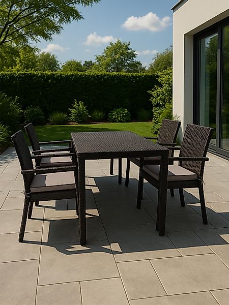 Aspero Sitzauflage 8 Stuhlkissen 40x40 cm günstig online kaufen