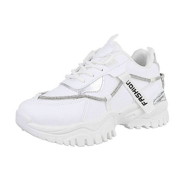 Ital-Design Damen Low-Top Freizeit Sneaker (87284011) Keilabsatz/Wedge Snea günstig online kaufen