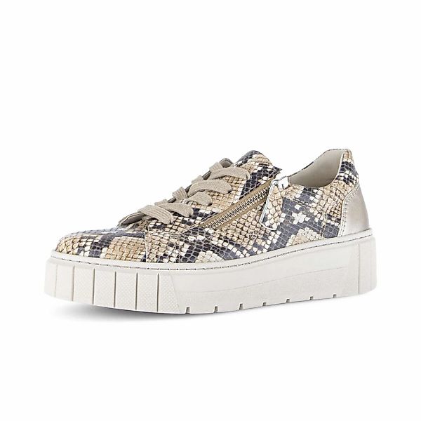 Gabor Sneaker "Sneaker low Materialmix Leder" günstig online kaufen