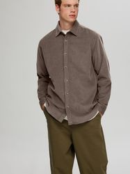 Selected Langarmhemd SLHREGOWEN-CORD SHIRT LS NOOS günstig online kaufen
