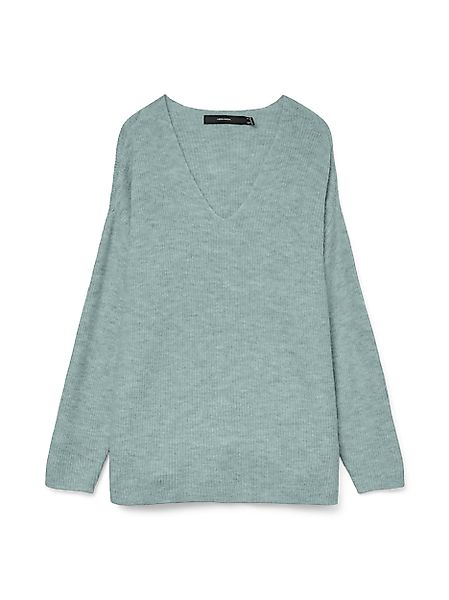 Vero Moda Longpullover VMCREWLEFILE LS V-NECK günstig online kaufen