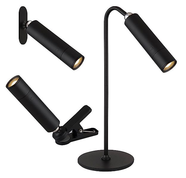 GLOBO LIGHTING Klemmleuchte, LED-Leuchtmittel fest verbaut, Warmweiß, Tisch günstig online kaufen