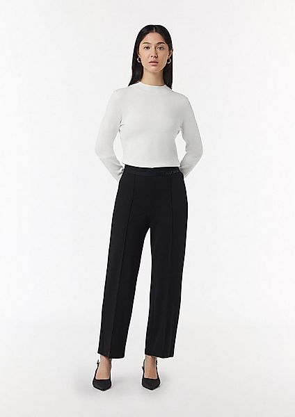 comma 7/8-Hose Hose Verkürzte Schlupfhose aus Twill-Jersey günstig online kaufen
