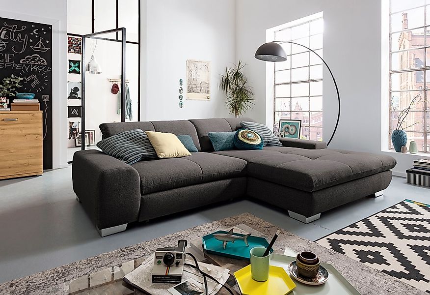 set one by Musterring Ecksofa "SO 1200 inkl. Sitztiefen- & Rückenverstellun günstig online kaufen