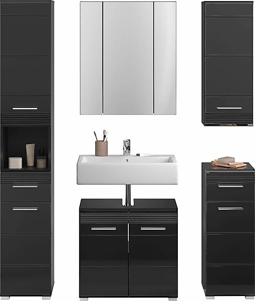 INOSIGN Badmöbel-Set "Malmö, 5 teilig, bestehend aus:" Set, 5 Stk. tlg. günstig online kaufen