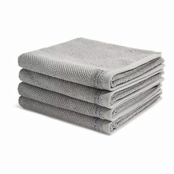 Ross 4 X Handtuch im Set Selection - Organic Cotton Handtücher grau günstig online kaufen