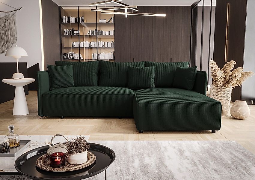 Fun Möbel Ecksofa Schlafsofa Sofa EVORA günstig online kaufen