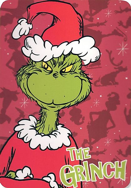 Wohndecke The Grinch Fleecedecke Polar Kuscheldecke günstig online kaufen