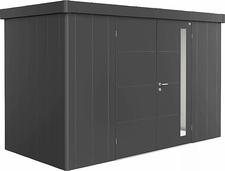 Biohort Gerätehaus Neo 1D Doppeltüre Dunkelgrau-Metallic günstig online kaufen