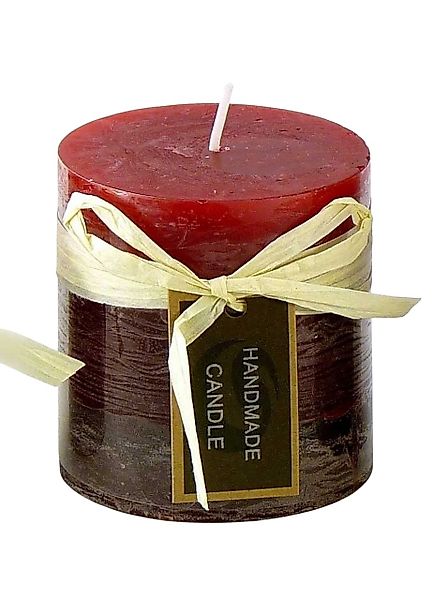 Small-Preis Stumpenkerze Premium Blending Colors Dunkelrot günstig online kaufen