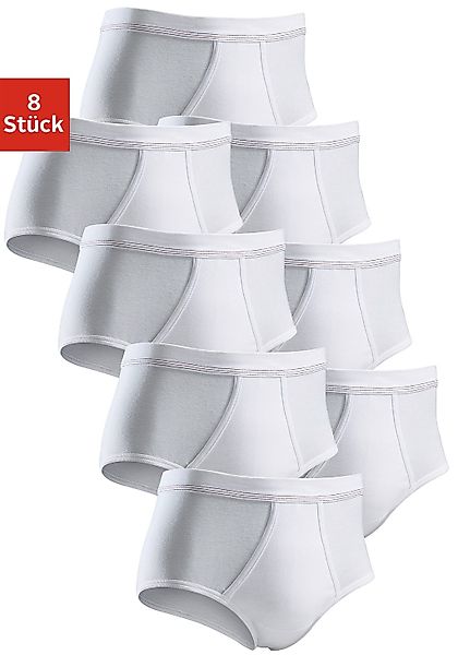 Clipper Slip, (Packung, 8 St.), schlichtes Basic für jeden Tag aus Feinripp günstig online kaufen