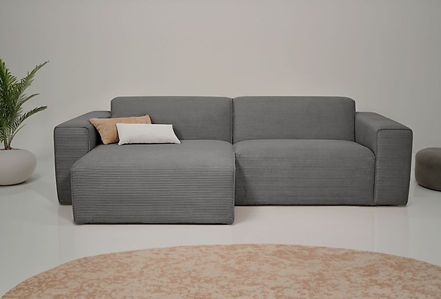 OTTO home Ecksofa »Koa, 228 cm, L-Form, Modulsofa in Cord, Chenille, Strukt günstig online kaufen
