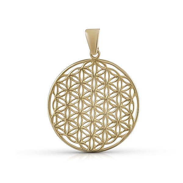 Vivance Kettenanhänger 375 Gold Motiv Blume günstig online kaufen