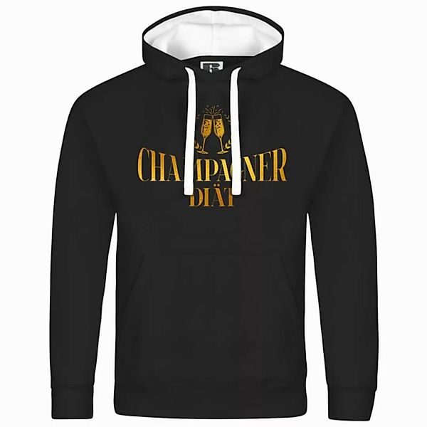 deinshirt Kapuzenpullover Herren Kapuzenpullover Champagner Diät Mit Print günstig online kaufen