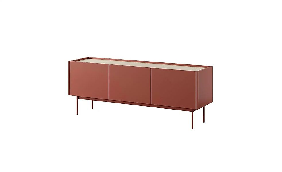 Lowboard  Color ¦ rot ¦ Maße (cm): B: 144 H: 55 Kommoden & Sideboards > Low günstig online kaufen