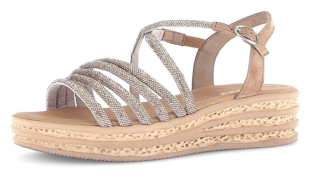 Gabor Keilsandalette, Plateau, Sommerschuh, Riemchensandale mit Best Fittin günstig online kaufen