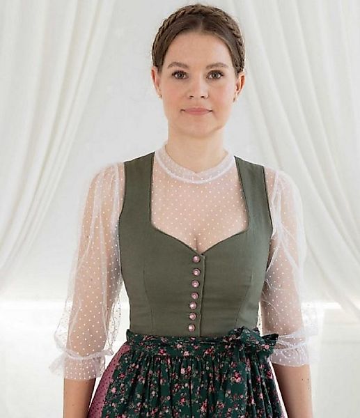Pezzo D'oro Dirndlbluse Dirndlbluse für Oktoberfest & Wiesn Semi-Transparen günstig online kaufen