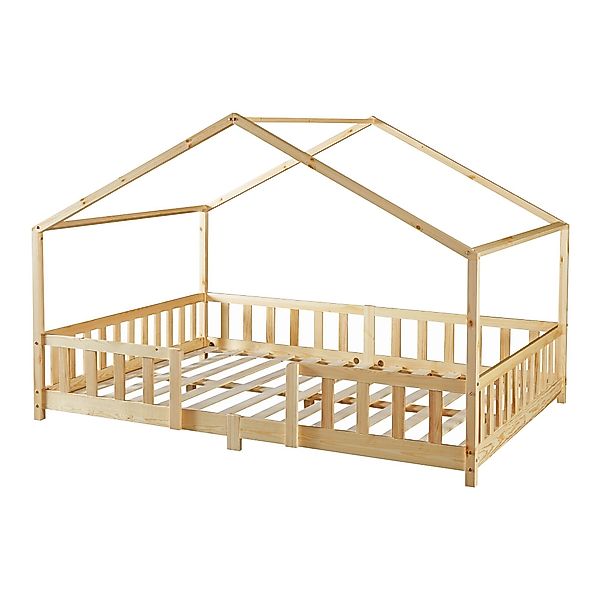 en.casa Kinderbett, »Treviolo« Haus-Optik Montessori 120x200 günstig online kaufen