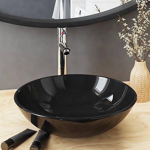 vidaXL Waschbecken Badezimmer Waschbecken mit Wasserhahn günstig online kaufen