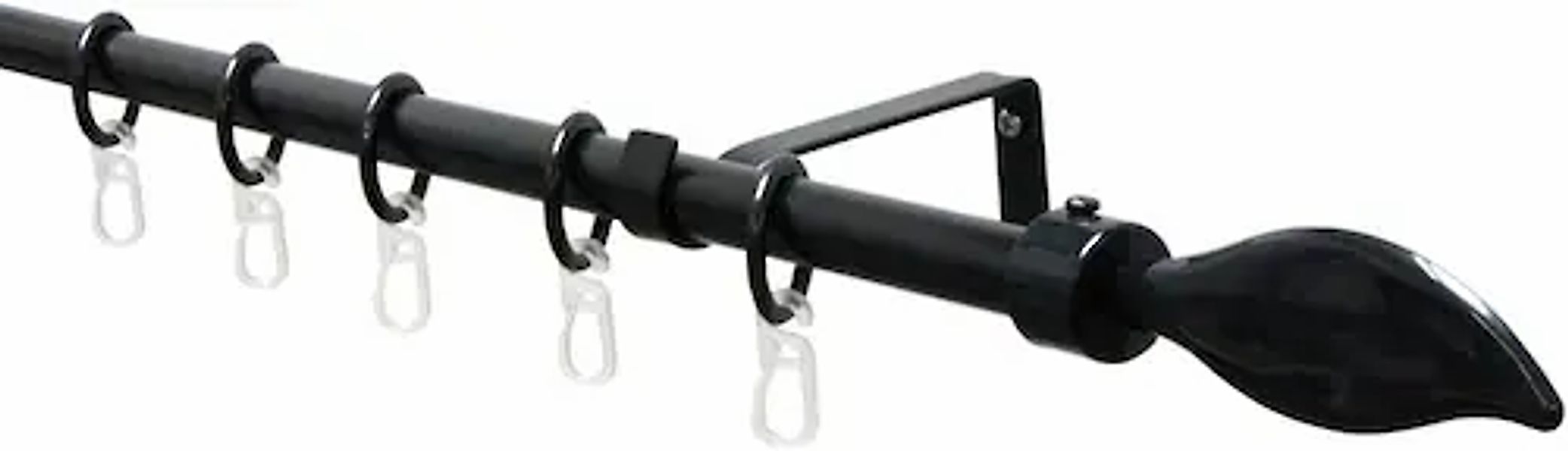 GARDINIA Gardinenstange »Set Metall« 1 läufig-läufig ausziehbar 1-Lauf günstig online kaufen