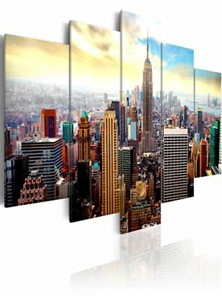 artgeist Wandbild Herz der Stadt mehrfarbig Gr. 200 x 100 günstig online kaufen