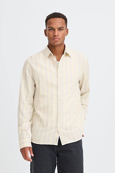 Blend Langarmhemd "BHDARIS SLUB STRIPE" günstig online kaufen