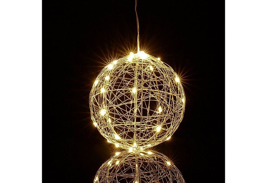 relaxdays LED Dekolicht LED Dekokugel 15 cm günstig online kaufen