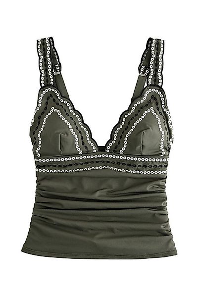 Next Tankini-Top Besticktes, tief ausgeschnittenes Tankini-Oberteil (1-St) günstig online kaufen