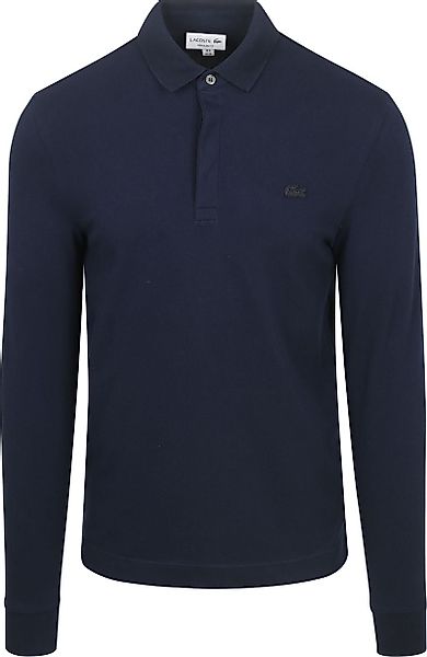Lacoste Longsleeve Poloshirt Piqué Navy - Größe L günstig online kaufen