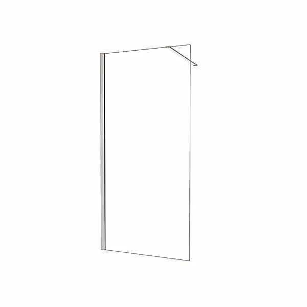 Duschparadies Walk In Dusche 85 x 185cm Seitenwand 6mm Nano Glas Dusche Mit günstig online kaufen