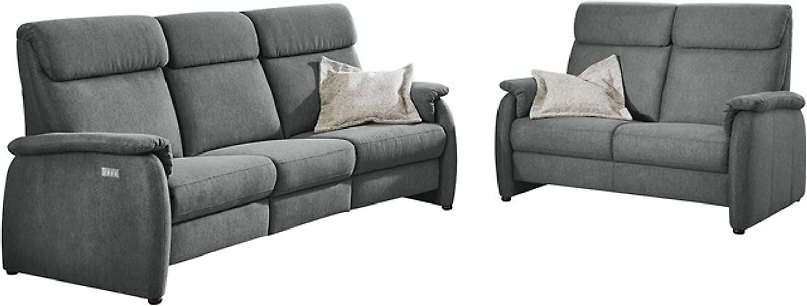 Home affaire Polstergarnitur »Turin, 2,5- & 3-Sitzer mit elektrischer Relax günstig online kaufen