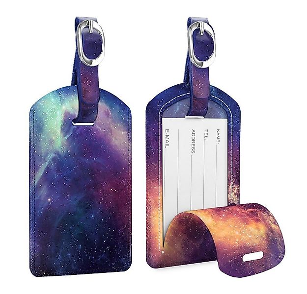 Fintie Gepäckanhänger Kofferanhänger aus Kunstleder, Gepäckanhänger ID Etik günstig online kaufen