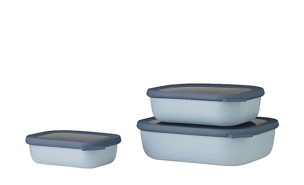 Mepal Multischüssel-Set  Cirqula ¦ blau ¦ Kunststoff ¦ Maße (cm): B: 20 H: günstig online kaufen
