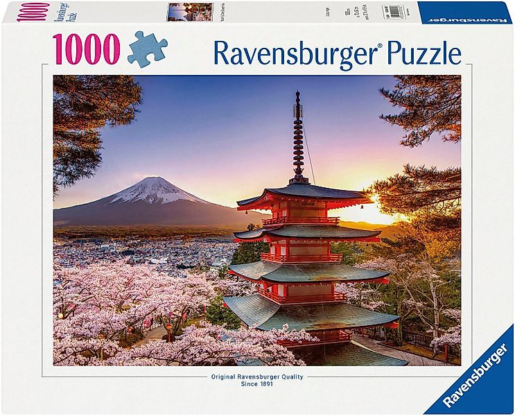 Ravensburger Puzzle Kirschblüte in Japan, 1000 günstig online kaufen