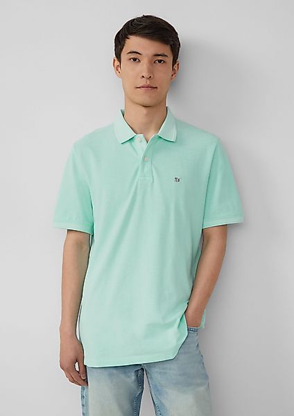 s.Oliver Kurzarmshirt Poloshirt mit kleinem Labelpatch günstig online kaufen
