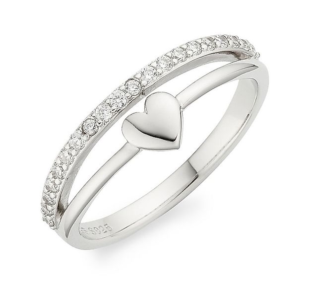 Aniston JEWELRY & WATCHES Fingerring Schmuck Geschenk Silbering mit Herzche günstig online kaufen